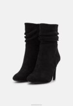 Z62T2259 Women Anna Field High Heeled Ankle Boots Black - Image 3