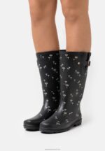 Z62T2263 Women Anna Field Wellies Black