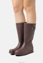 Z62T2264 Women Anna Field Wellies Brown