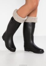 Z62T2266 Women Anna Field Wellies Black