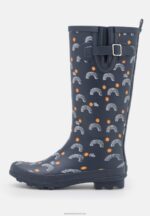 Z62T2268 Women Anna Field Wellies Dark Blue - Image 2