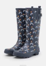Z62T2268 Women Anna Field Wellies Dark Blue - Image 3
