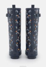 Z62T2268 Women Anna Field Wellies Dark Blue - Image 4