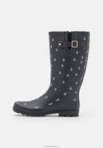 Z62T2270 Women Anna Field Wellies Dark Blue - Image 2
