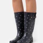 Z62T2270 Women Anna Field Wellies Dark Blue