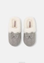Z62T2275 Women Anna Field Slippers Light Grey - Image 6