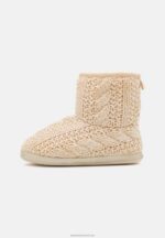 Z62T2277 Women Anna Field Gold-Metallic Thread Slippers Gold-Coloured - Image 2