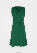 Z62T22 Women Anna Field Day Dress Green - Image 5