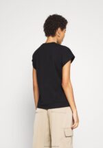 Z62T244 Women Anna Field Basic T-Shirt Black - Image 3