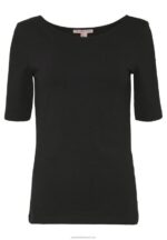 Z62T245 Women Anna Field Basic T-Shirt Black - Image 4
