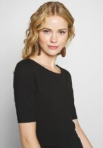Z62T245 Women Anna Field Basic T-Shirt Black - Image 5