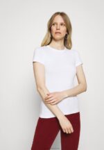 Z62T252 Women Anna Field 2 Pack Basic T-Shirt White - Image 2