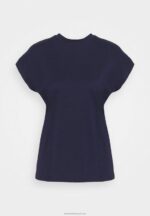 Z62T254 Women Anna Field Basic T-Shirt Dark Blue