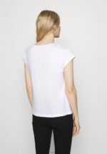 Z62T259 Women Anna Field 3 Pack Basic T-Shirt Black/White/Dark Red - Image 3