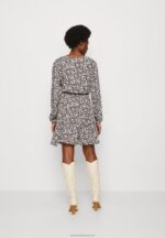 Z62T25 Women Anna Field Day Dress Black/White - Image 3