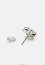 Z62T2662 Women Anna Field 5 Pack Earrings Silver-Coloured - Image 2
