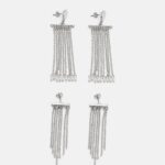 Z62T2663 Women Anna Field 2 Pack Earrings Silver-Coloured