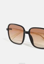 Z62T2693 Women Anna Field Sunglasses Black/Beige - Image 4