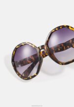 Z62T2704 Women Anna Field Sunglasses Brown - Image 4