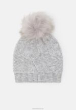 Z62T2708 Women Anna Field Beanie Grey - Image 2