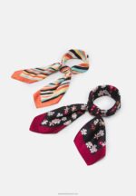 Z62T2712 Women Anna Field 2 Pack Headscarf Multi-Coloured/Black