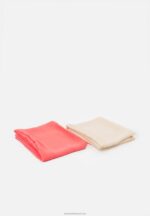 Z62T2713 Women Anna Field 2 Pack Headscarf Pink/Nude - Image 2