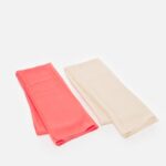 Z62T2713 Women Anna Field 2 Pack Headscarf Pink/Nude