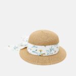 Z62T2717 Women Anna Field Hat Beige/White