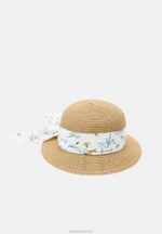 Z62T2717 Women Anna Field Hat Beige/White