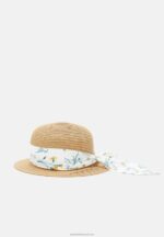 Z62T2717 Women Anna Field Hat Beige/White - Image 3
