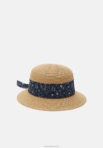 Z62T2721 Women Anna Field Hat Tan/Dark Blue