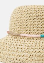 Z62T2723 Women Anna Field Hat Tan/Pink - Image 3