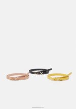 Z62T2750 Women Anna Field 3 Pack Belt Black/Rose Gold-Coloured /Mustard Yellow