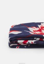 Z62T2825 Women Anna Field Scarf Blue/Red - Image 3