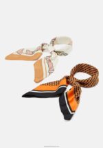 Z62T2833 Women Anna Field 2 Pack Foulard Brown/Off-White