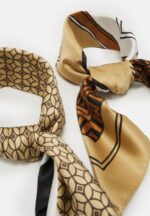 Z62T2834 Women Anna Field 2 Pack Foulard Brown - Image 4