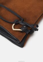 Z62T2856 Women Anna Field Gloves Black/Brown - Image 3