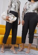 Z62T597 Women Anna Field Chinos Black - Image 2