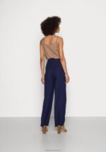 Z62T601 Women Anna Field Trousers Dark Blue - Image 3