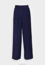 Z62T601 Women Anna Field Trousers Dark Blue - Image 4