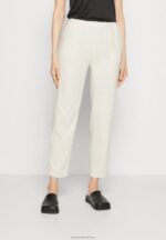 Z62T604 Women Anna Field Linen Mix Trousers Beige