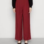 Z62T606 Women Anna Field Trousers Bordeaux