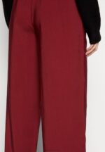 Z62T606 Women Anna Field Trousers Bordeaux - Image 6