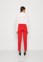 Z62T612 Women Anna Field Trousers Red - Image 3