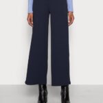 Z62T614 Women Anna Field Trousers Dark Blue