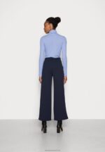 Z62T614 Women Anna Field Trousers Dark Blue - Image 3