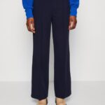 Z62T617 Women Anna Field Trousers Dark Blue