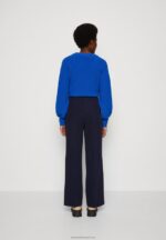 Z62T617 Women Anna Field Trousers Dark Blue - Image 3