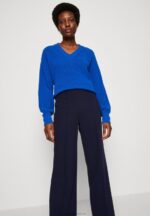 Z62T617 Women Anna Field Trousers Dark Blue - Image 4