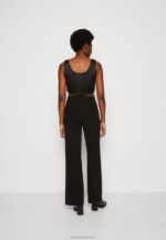 Z62T618 Women Anna Field Trousers Black - Image 3